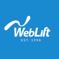 WebLift logo, WebLift contact details