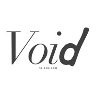 VOID logo, VOID contact details