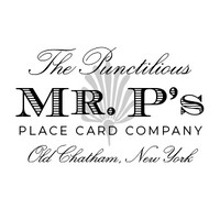 The Punctilious Mr. P's Place Card Co. logo, The Punctilious Mr. P's Place Card Co. contact details