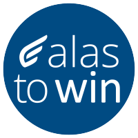 Alas to Win logo, Alas to Win contact details