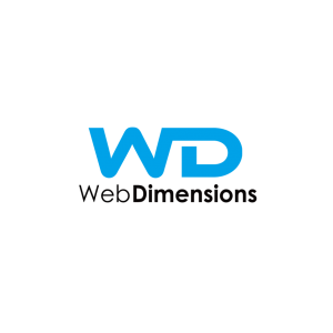 WebDimensions logo, WebDimensions contact details