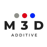 M3D logo, M3D contact details