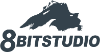 8bitstudio. logo, 8bitstudio. contact details