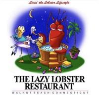 The Lazy Lobster logo, The Lazy Lobster contact details