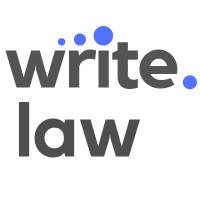 Write.law logo, Write.law contact details