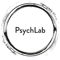 PsychLab logo, PsychLab contact details