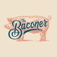 The Baconer logo, The Baconer contact details