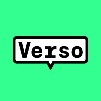 VERSO logo, VERSO contact details