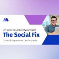 The Social Fix logo, The Social Fix contact details