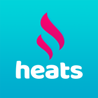 heats app logo, heats app contact details