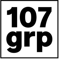 The 107 Group logo, The 107 Group contact details