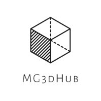 MG3D Hub logo, MG3D Hub contact details