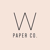 W Paper Co. logo, W Paper Co. contact details