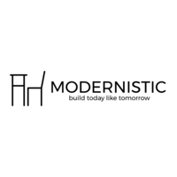 Modernistic logo, Modernistic contact details