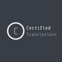 Certified Translations logo, Certified Translations contact details