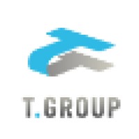 T.GROUP logo, T.GROUP contact details