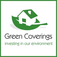 Green Coverings logo, Green Coverings contact details