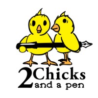 2 Chicks and a Pen logo, 2 Chicks and a Pen contact details