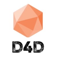 D4D logo, D4D contact details