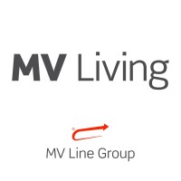 MV Living logo, MV Living contact details