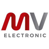 MV Electronic logo, MV Electronic contact details