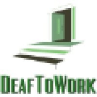 Deaf to Work logo, Deaf to Work contact details