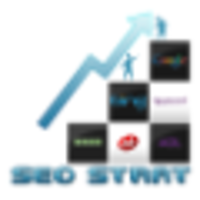 SEO Strat logo, SEO Strat contact details