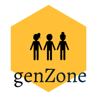 GenZone logo, GenZone contact details