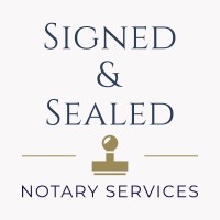 Signed & Sealed Notary Services logo, Signed & Sealed Notary Services contact details