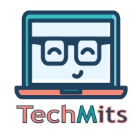 TechMits logo, TechMits contact details