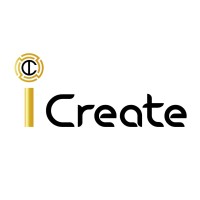 I Create logo, I Create contact details