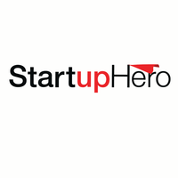 StartupHero logo, StartupHero contact details