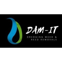 Dam-it Dredging weed and reed removal logo, Dam-it Dredging weed and reed removal contact details