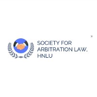 Society for Arbitration Law, HNLU logo, Society for Arbitration Law, HNLU contact details