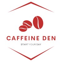 Caffeine Den logo, Caffeine Den contact details