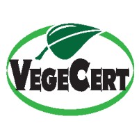 VegeCert logo, VegeCert contact details