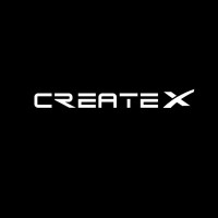 CreateX logo, CreateX contact details