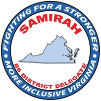 Samirah for Virginia logo, Samirah for Virginia contact details