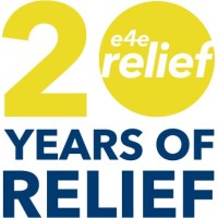 E4E Relief logo, E4E Relief contact details