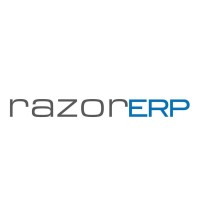 RazorERP logo, RazorERP contact details