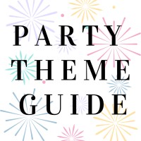 PARTY THEME GUIDE logo, PARTY THEME GUIDE contact details