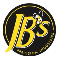 'J.B.''s Precision Industries' logo, 'J.B.''s Precision Industries' contact details