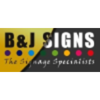 B & J Signs logo, B & J Signs contact details