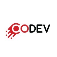 CoDev logo, CoDev contact details