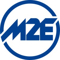 M2E logo, M2E contact details