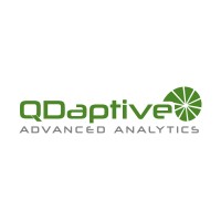 QDaptive logo, QDaptive contact details