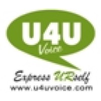 U4U Voice logo, U4U Voice contact details