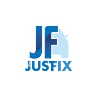 The Just Fix logo, The Just Fix contact details