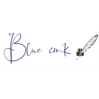 Blue ink logo, Blue ink contact details