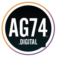 AG74 logo, AG74 contact details